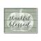 Stupell Industries Thankful Blessed Pumpkin Obsessed in Gray Frame Wall Art